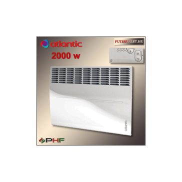 Atlantic F120D 2000W programozható fűtőpanel