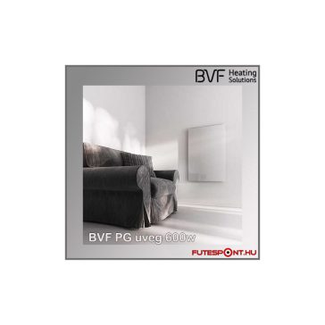 Bvf PG 600W üveg infrapanel fehér