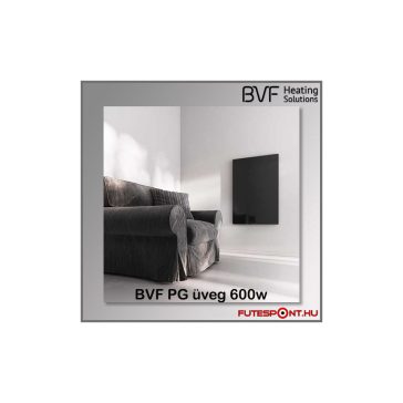 Bvf PG 600W üveg infrapanel fekete