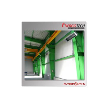 Energotech Energoinfra Industry EIR infra sugárzó, svéd ipari fűtés