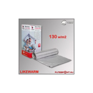 Likewarm F-MAT alu fűtőszőnyeg 130W/m2 laminált padló vagy melegburkolat alá